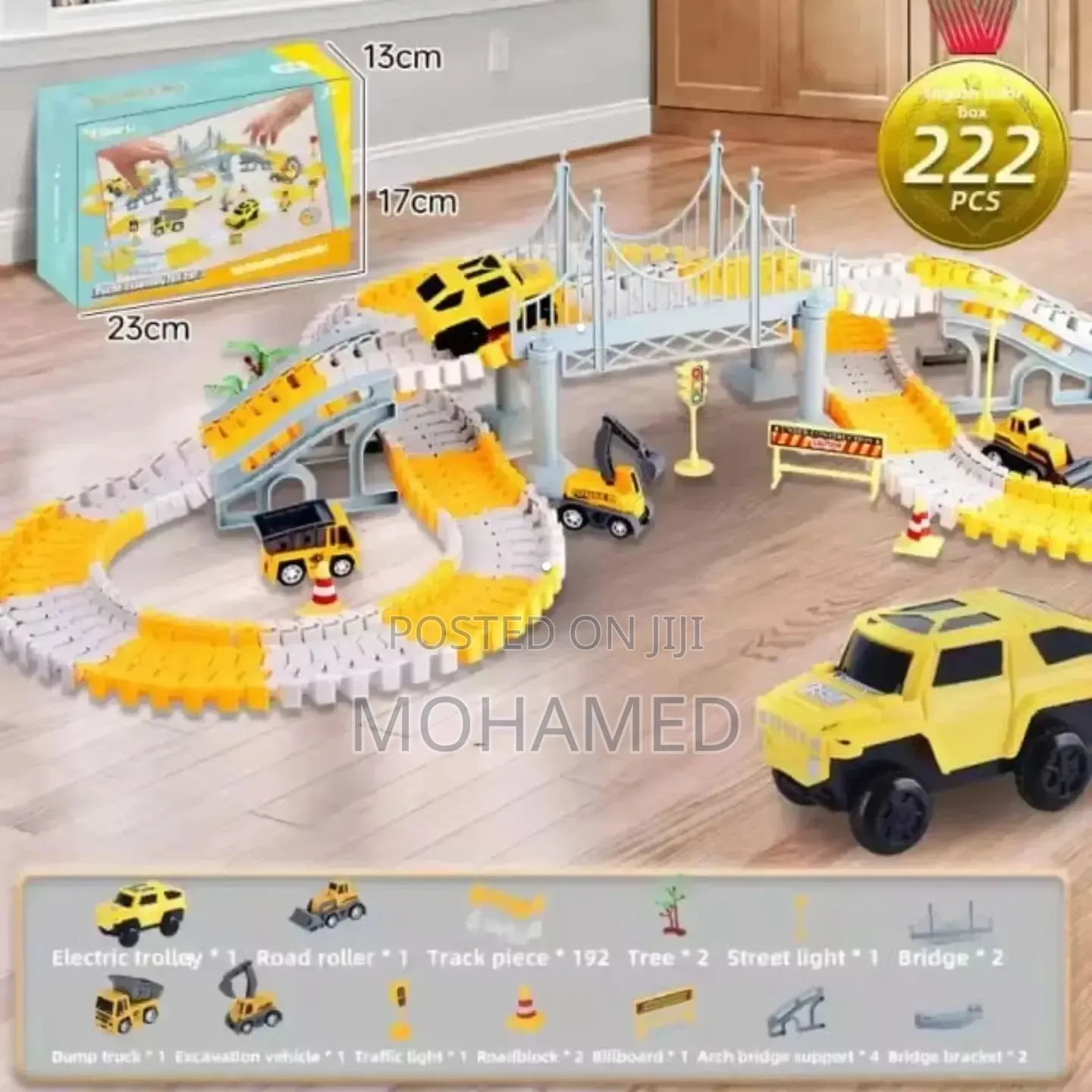 Dyi Electric Track Car Play Set –