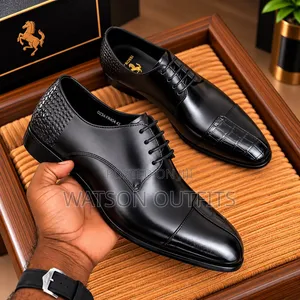 Men's Leather Shoes in De'Rossi Design