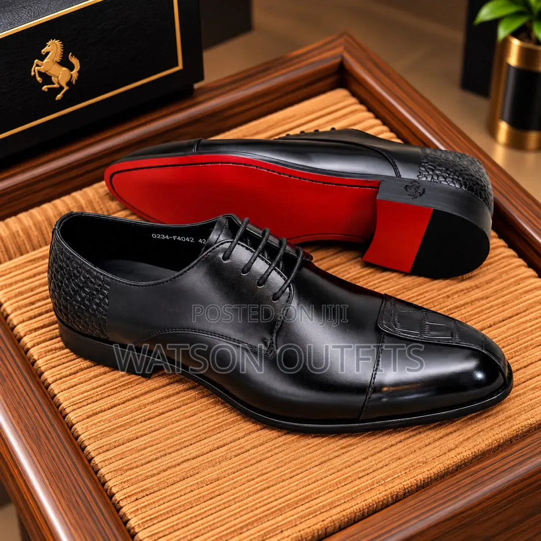 Men's Leather Shoes in De'Rossi Design