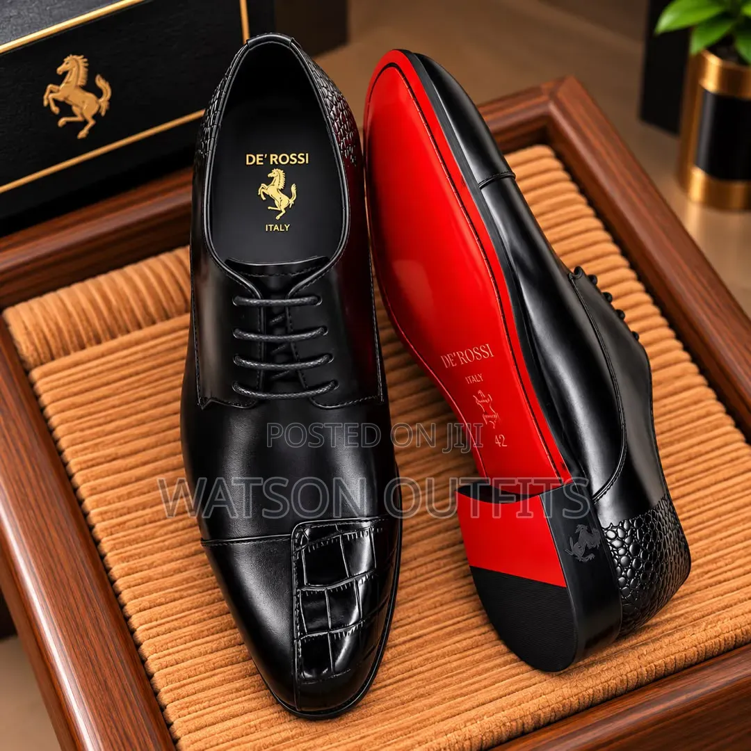 Men's Leather Shoes in De'Rossi Design