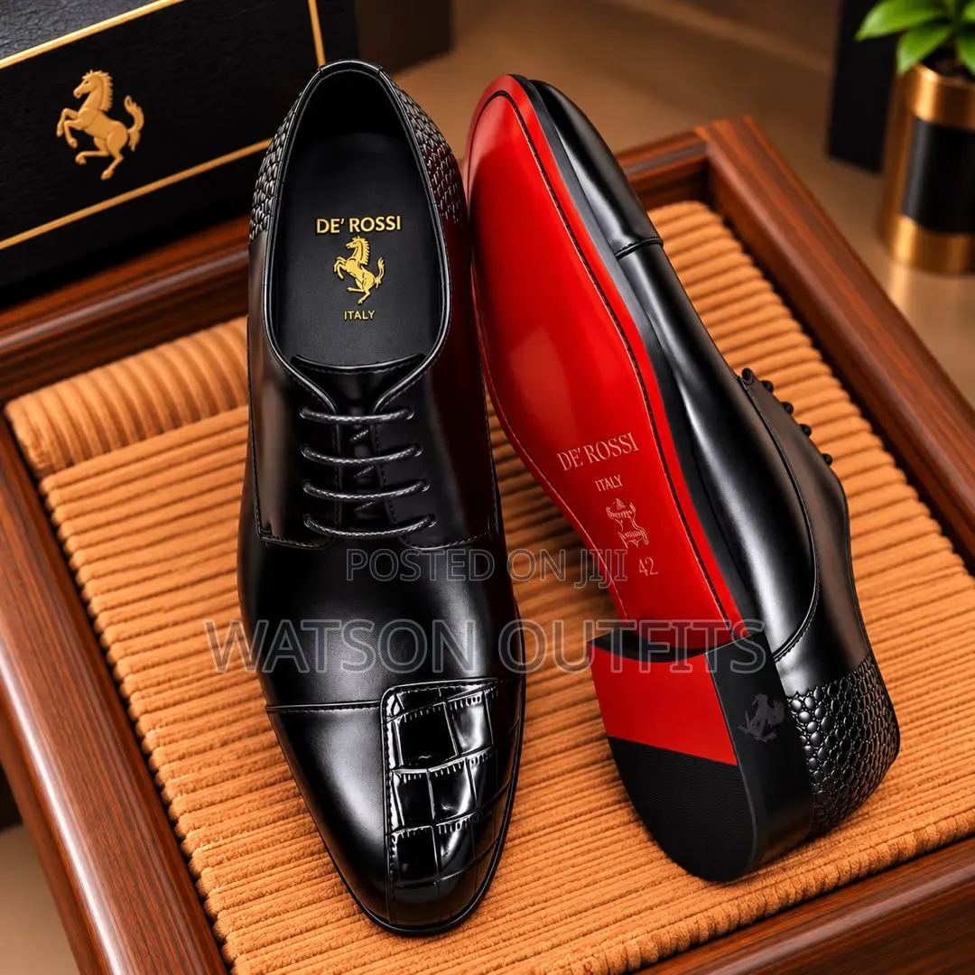 Men's Leather Shoes in De'Rossi Design