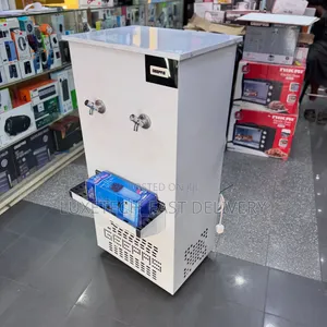 Geepas Stainless Steel Water Cooler – Double Tap Dispenser