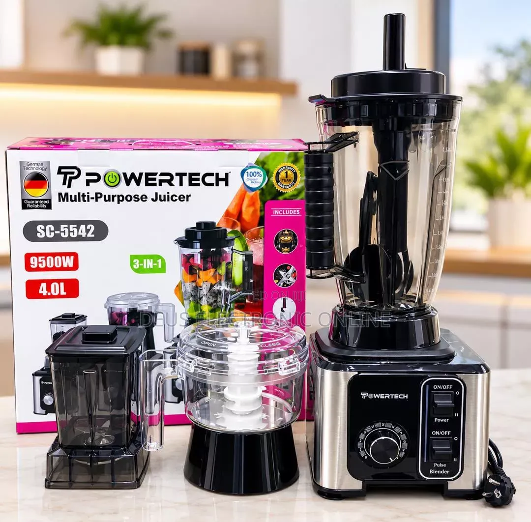 *PowerTech 3in1 Blender 4.0L 130000/-