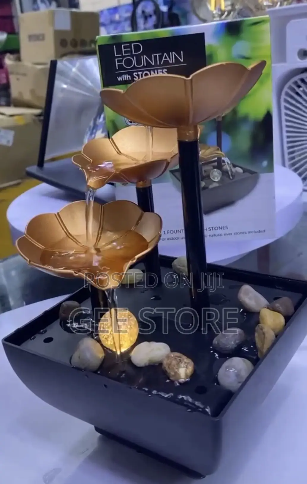Indoor Tabletop LED Water Fountain