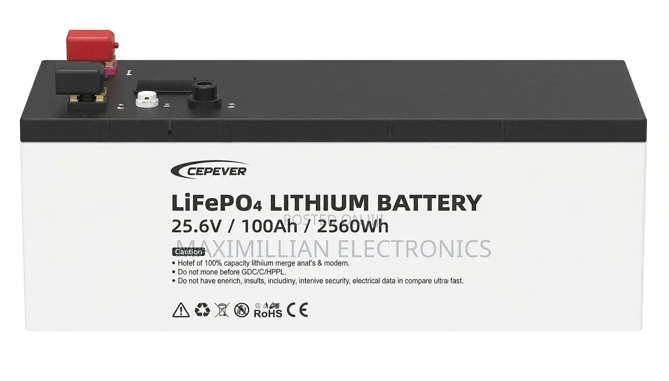 25.6/100ah Lithium Battery