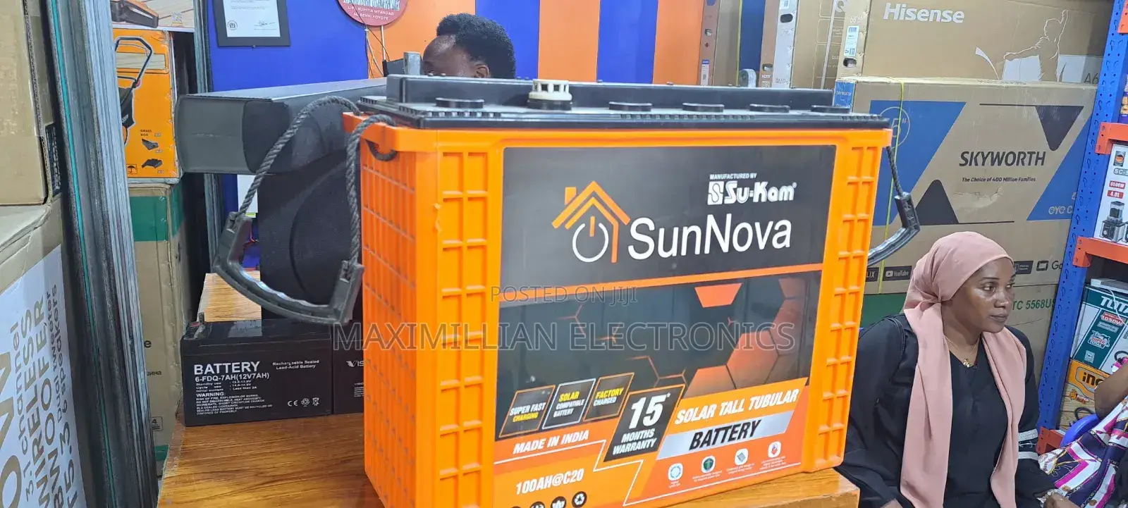 Solar Lithium Battery 48v105ah (Stackable)