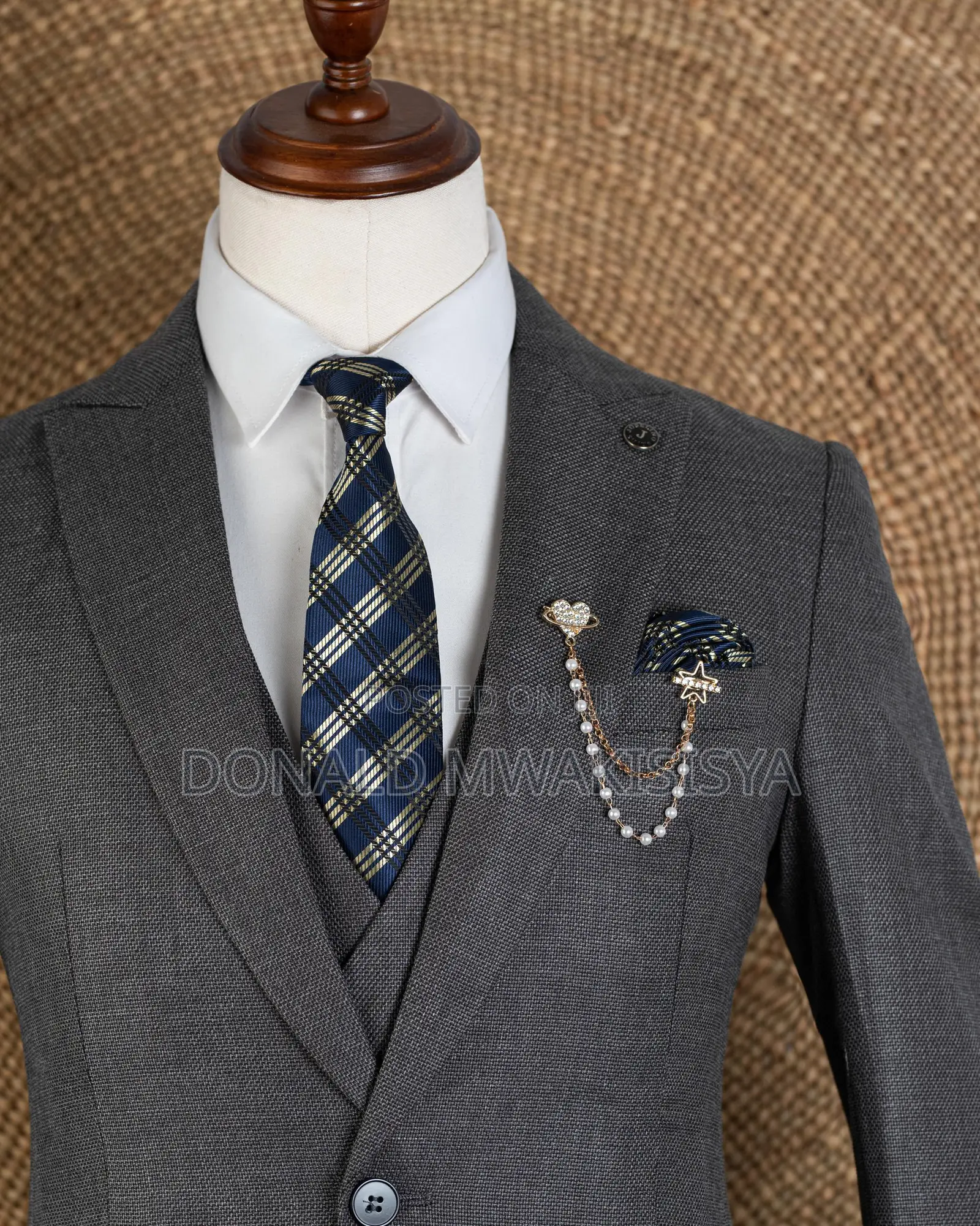 *Joselino - Turkey 3 Piece Suit - Slate Grey*