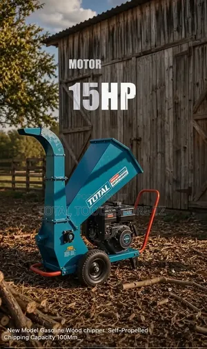 Total Wood Chipper Self-Propelled 15 HP 459cc