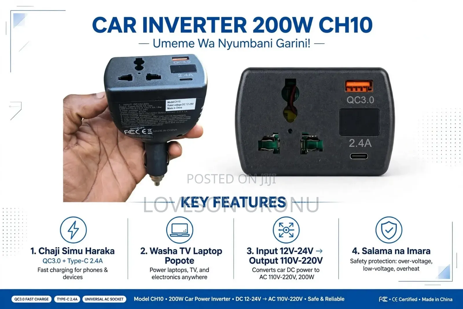 Super Car Charger Inverter
