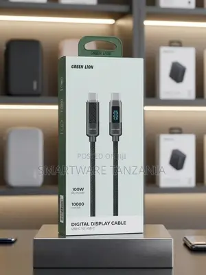 Green Lion Digital Display Cable USB-C to USB-C 100W Power 10,000mm