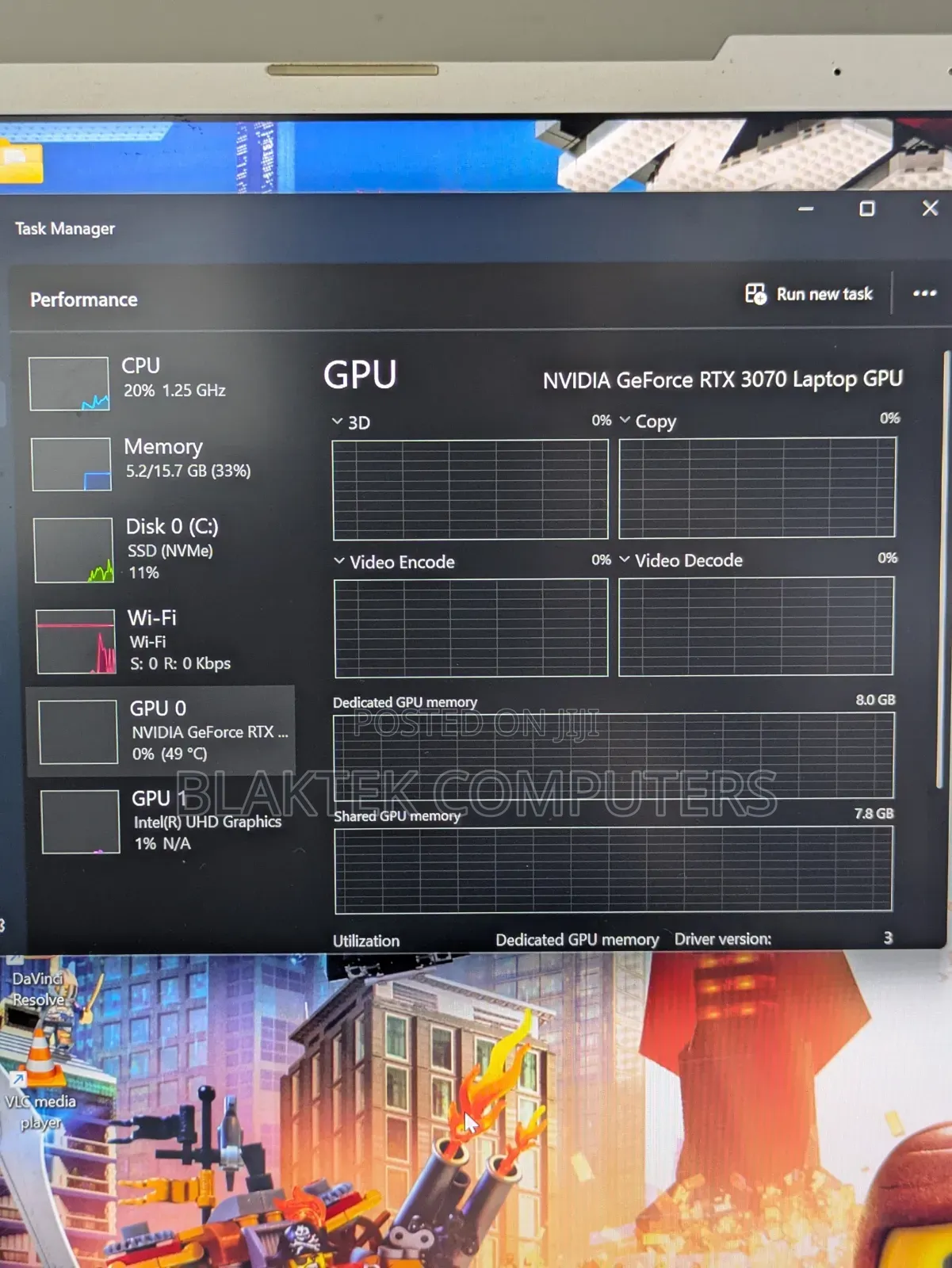 Laptop Asus TUF Dash F15 16GB Intel Core i7 SSD 512GB