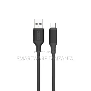 Green Lion USB-A to Micro USB PVC Cable, 1 Meter Length, Black