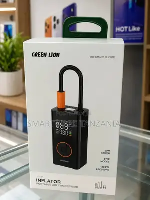 Green Lion GTI-01 Portable Air Compressor, 50W Power, 150 PSI Pressure