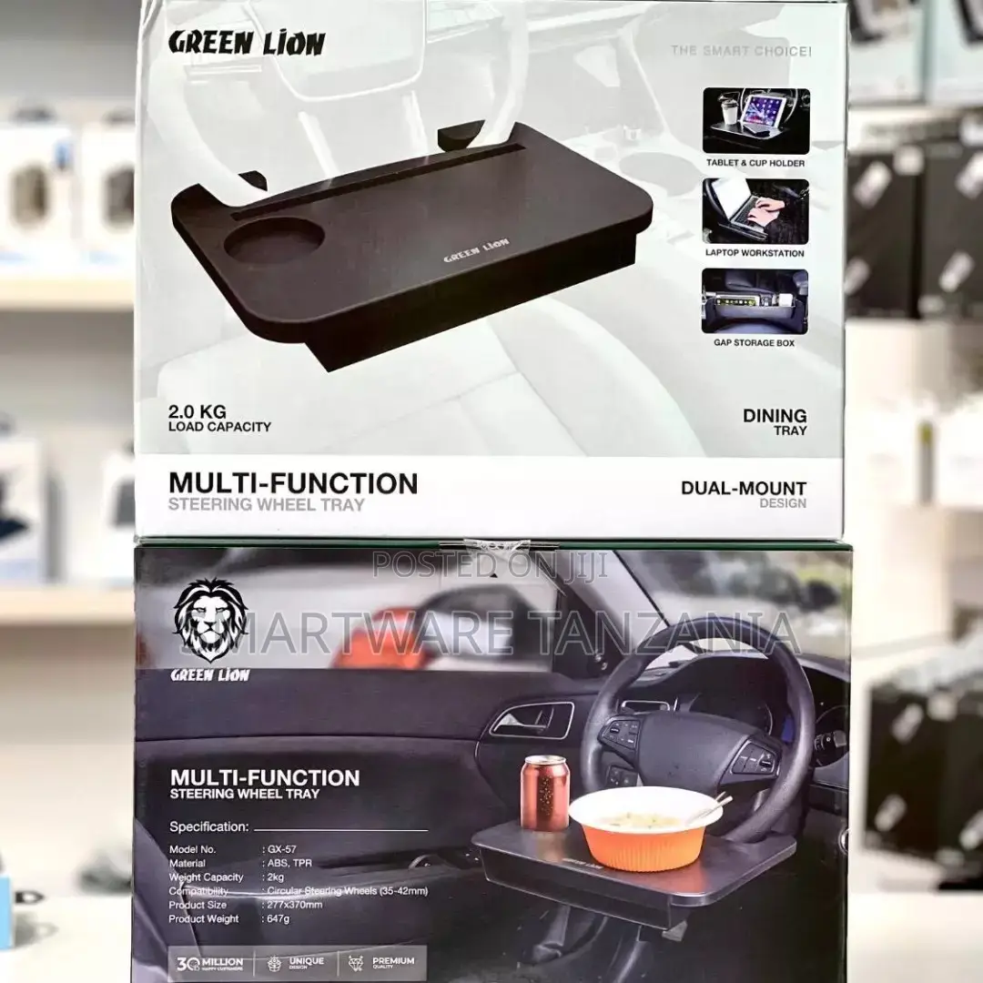 Green Lion Multi-Function Steering Wheel Tray With 2 Kg Load Capacity