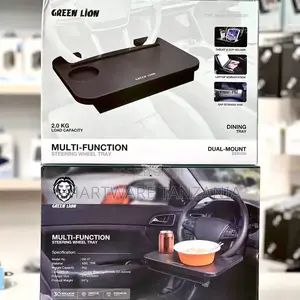 Green Lion Multi-Function Steering Wheel Tray With 2 Kg Load Capacity