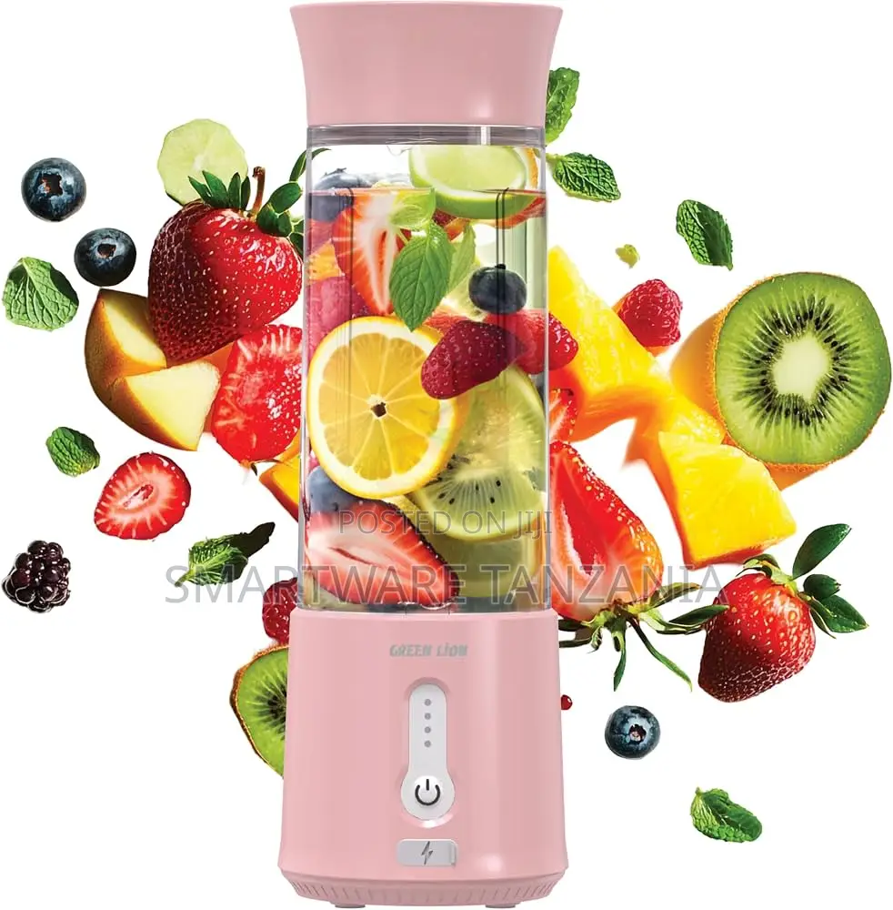 Green Lion Jet Plus Juicer, 500ml Capacity, 6 Blades, USB Rechargeable