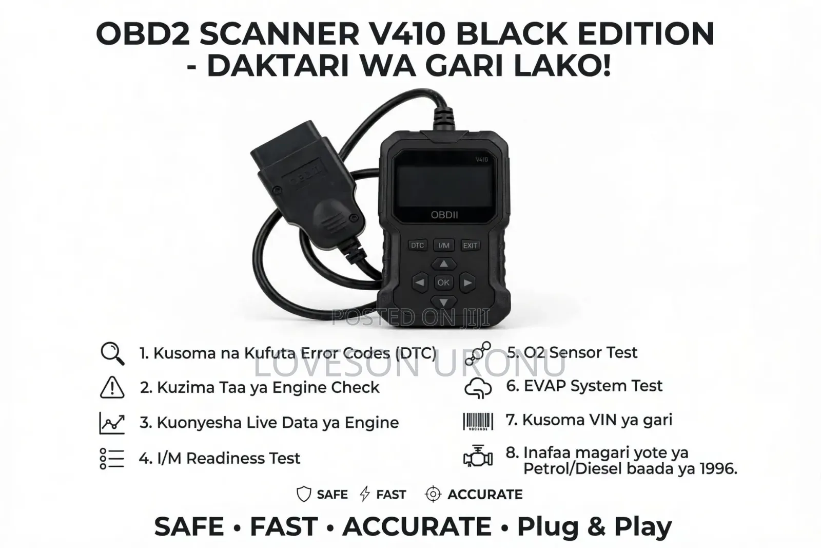 Obd2 Scanner Za Aina Tofauti Zinapatikana