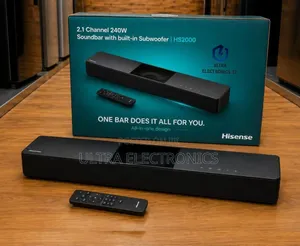 HISENSE SOUND BAR 2.1 Channel 240W With Built in Subwoofer