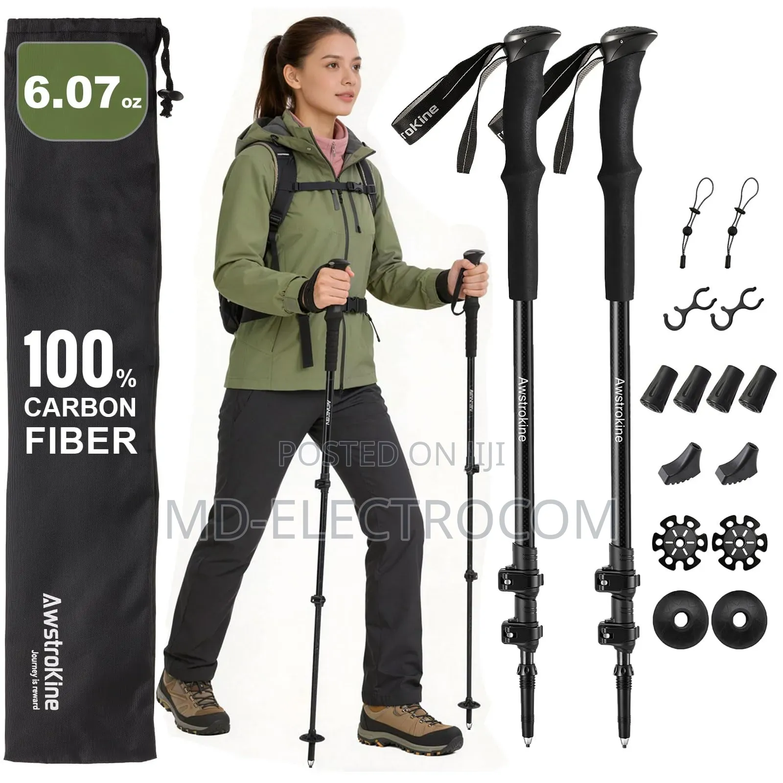 Trekking Poles or Hiking Poles.