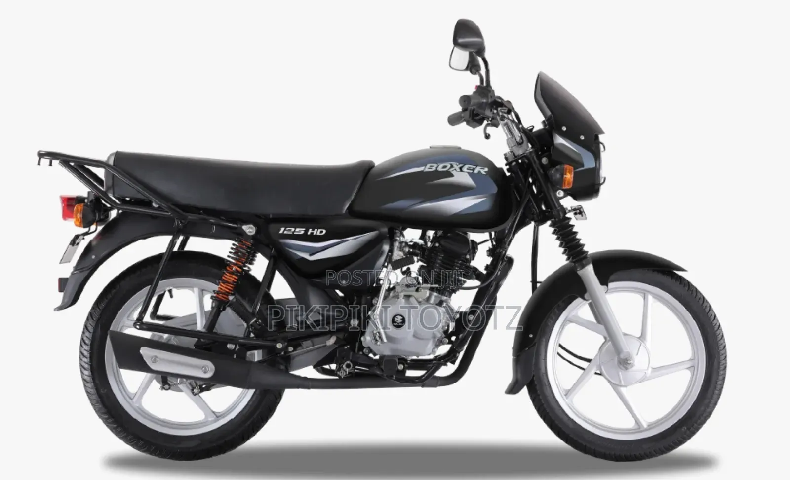 New Bajaj Boxer 125 2025 Black