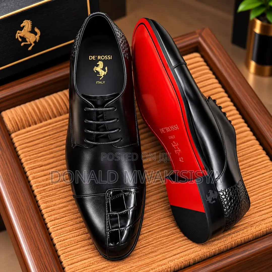 *De'rossi Italy - Executive Crocodile Official Shoes*