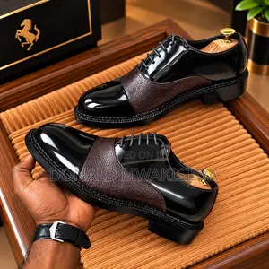 *De'rossi Italy - Two Tone Patent Official Shoe