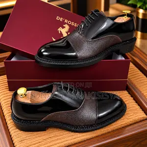 *De'rossi Italy - Two Tone Patent Official Shoe