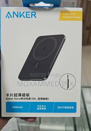 A1665 the Anker Nano Power Bank (5K, MagGo, Slim)
