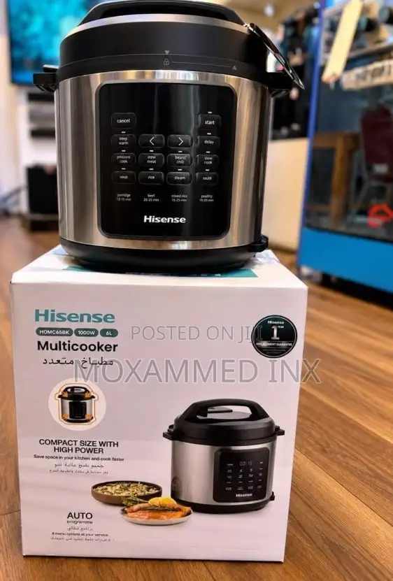 HGMC65BK Hisense 1000watts 6liters Multi Cooker