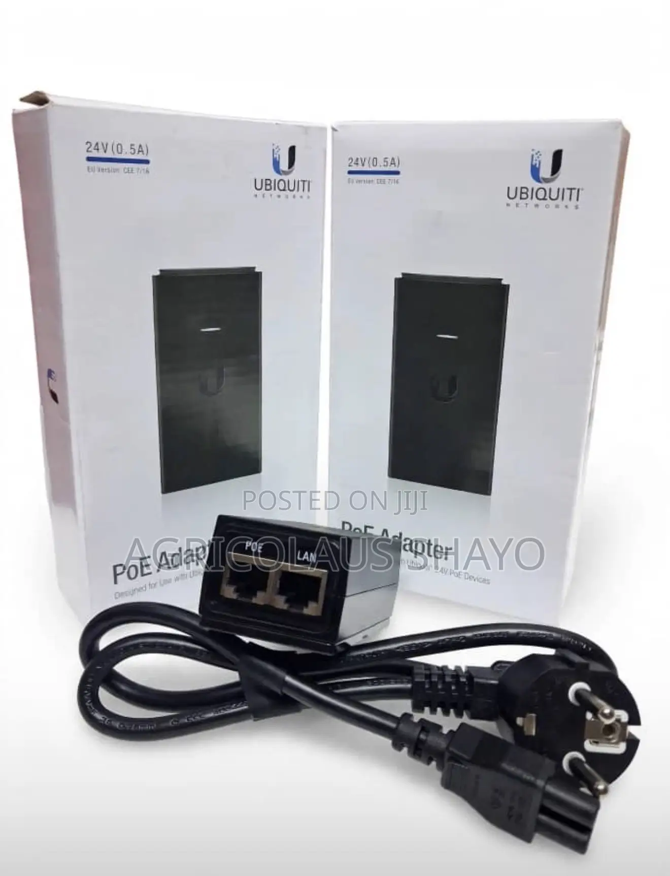 Ubiquiti 24V (0.5A) Passive PoE Adapter