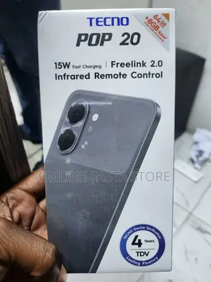 New Tecno Pop 20 64 GB Black