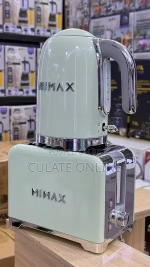 2ltrs Mimax Electric Kettle With Toaster Set