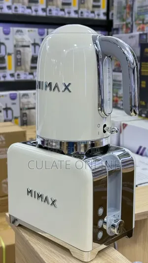 2ltrs Mimax Electric Kettle With Toaster Set