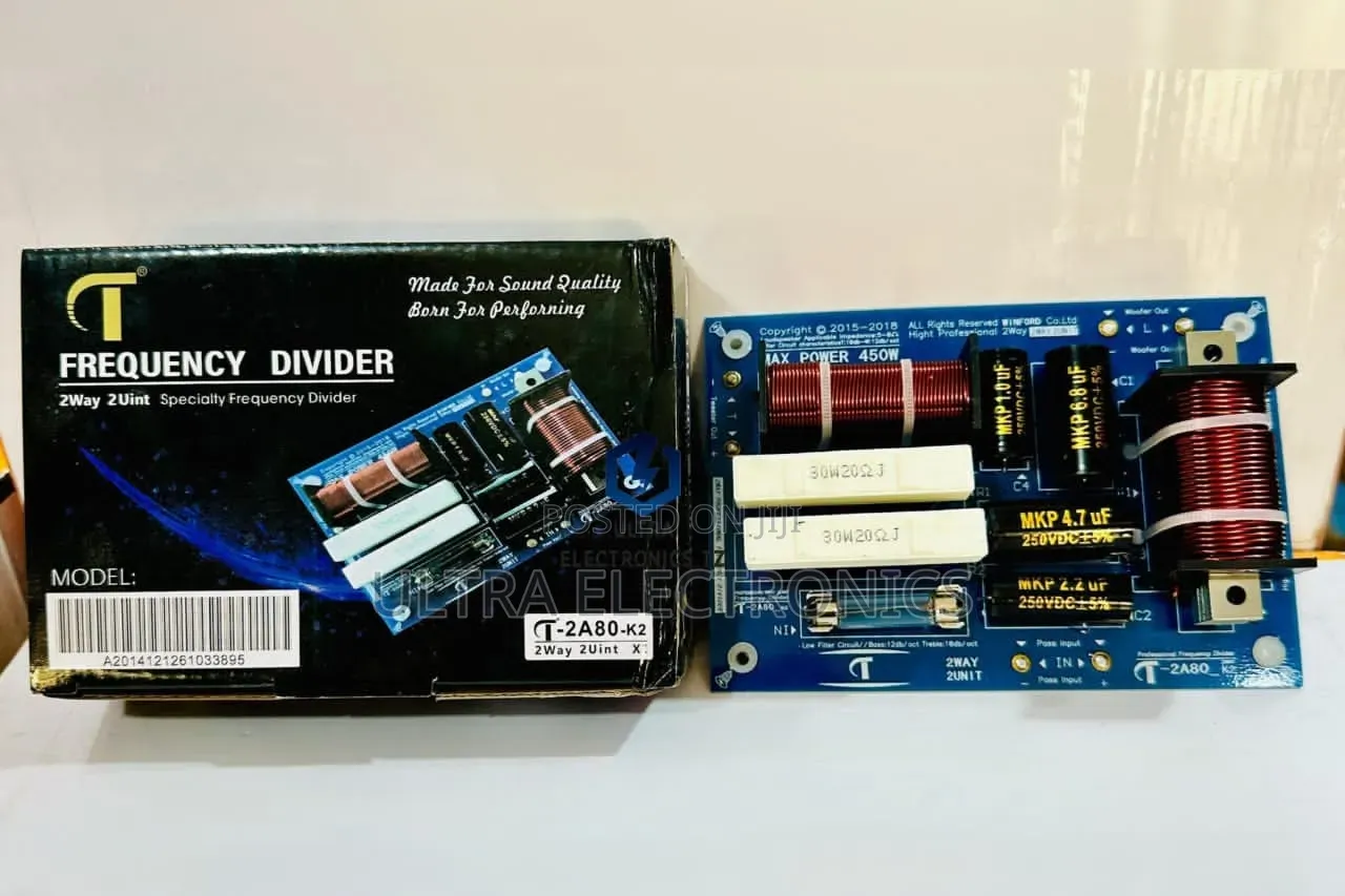 Winford 2 Way 2 Unit Frequency Divider Passive Audio Speaker Crossover