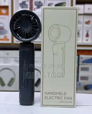 Dark Blue Portable Handheld Electric Fan