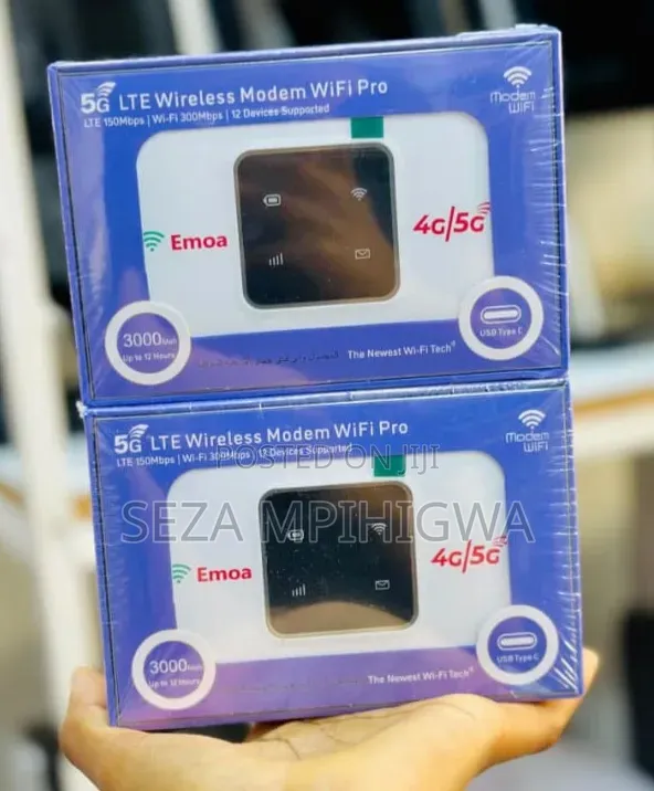 Emoa 5g/4g LTE Wireless Pocket WiFi Pro (3000mAh)