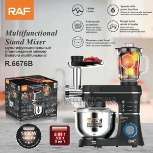 RAF MULTIFUNCTION STAND MIXER 5 in 1 (Dough Mixer+Blender