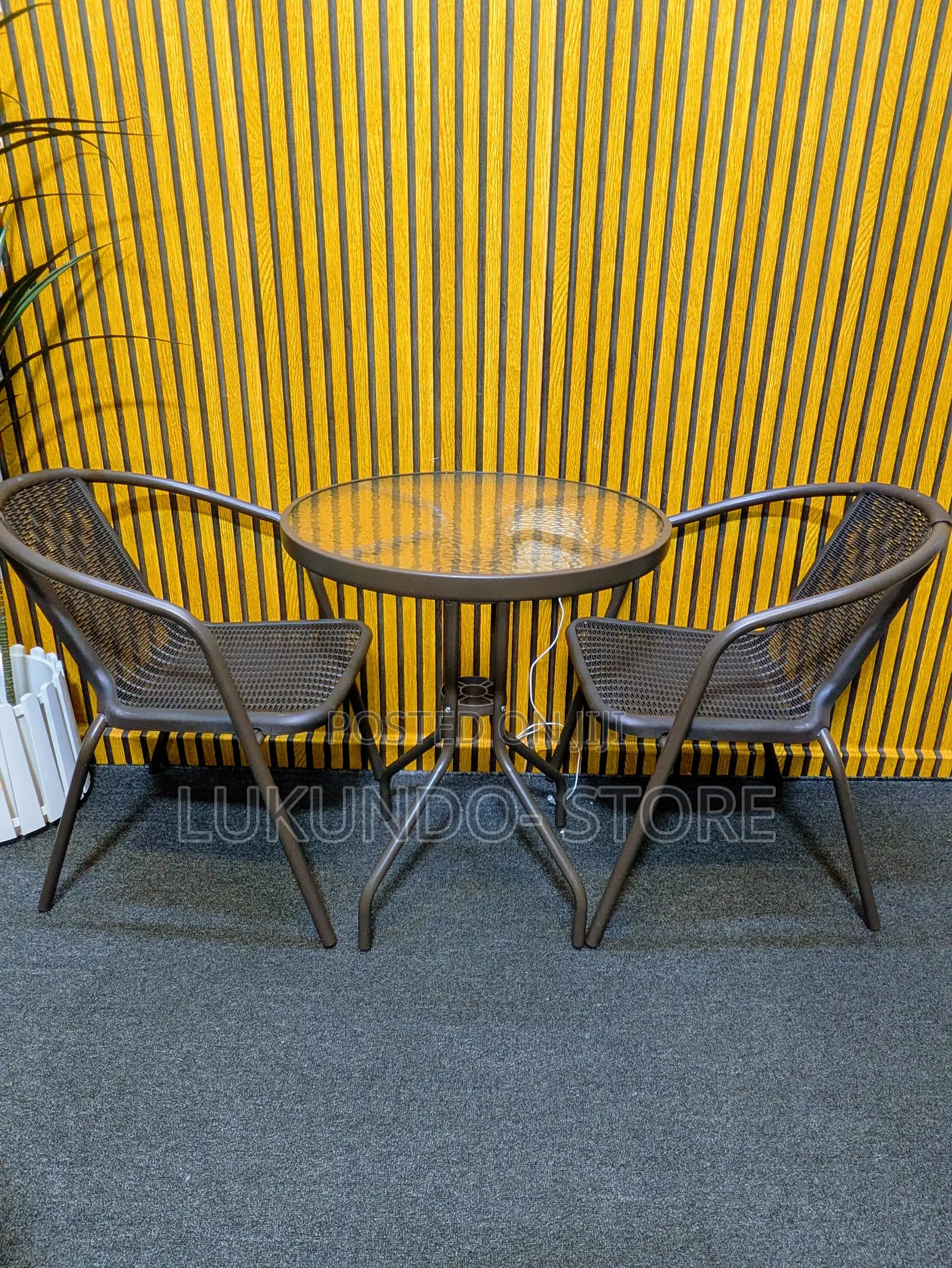 Outdoor Table With Two Chairs