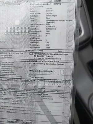 Subaru Forester 2003 Silver