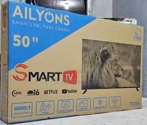 ​Ailyons 50 Inch Smart Android TV (Model: T50S6) -
