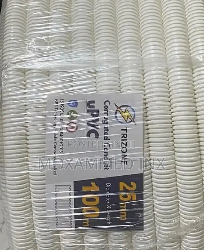 Flexible Conduit (Upvc)corrugated Conduitsize;25mm 100meter Roll