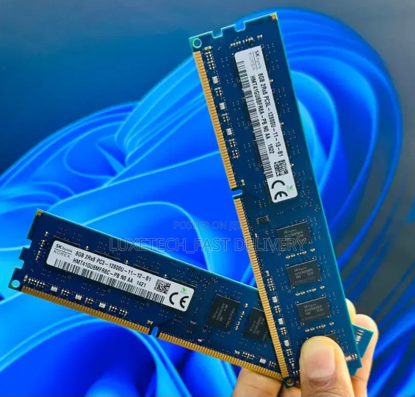 8GB DDR3/DDR3L 1600MHz Desktop RAM –PC3-12800U 240-Pin Memory Module