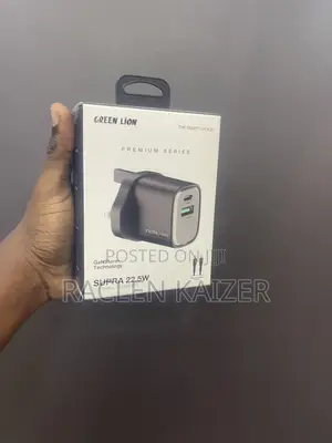 Green Lion Supra 22.5w Uk Wall Charger