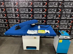 Industrial Ironing Table With Steam Generator