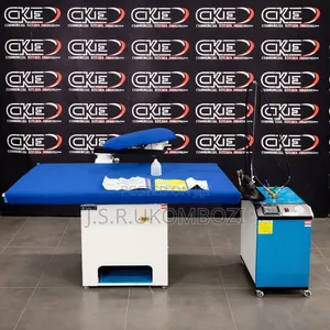 Industrial Ironing Table With Steam Generator