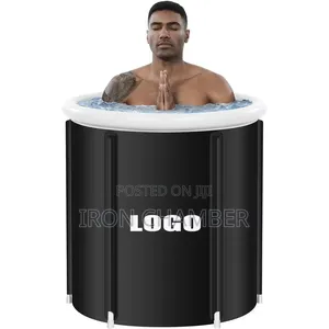 Ice Bath (BLACK Round) Tub.
