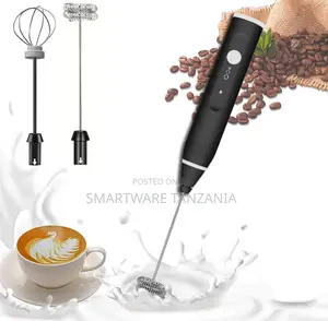USB Milk Frother With Speed Adjustment, Rechargeable, 1200mAh Battery