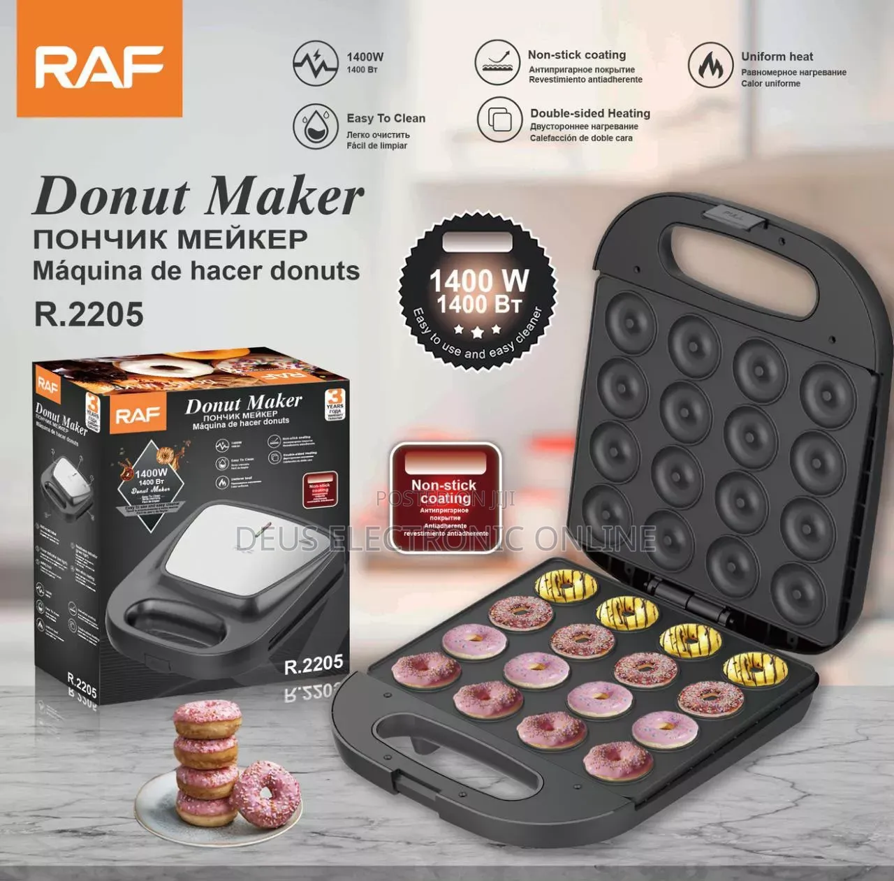 *Raf Sandwich Maker 4slice at 85,000*