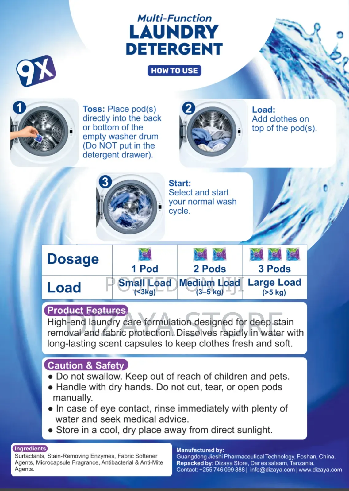 Multifunction Laundry Detergent