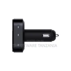 Porodo Dual Microphone FM Transmitter & Charger, 45W Power Output